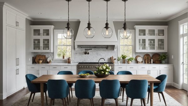 Quelle hauteur idéale pour installer des luminaires suspendus au-dessus d'une table de salle à manger?